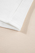 Load image into Gallery viewer, White Textured Cropped Hoodie and Shorts Set