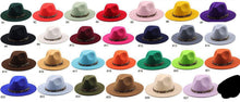 Load image into Gallery viewer, Fedora Hats with Leopard Hat Bands