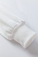 Load image into Gallery viewer, White Tinsel Game Day Drop Shoulder Graphic Sweatshirt