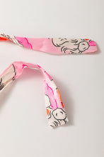 Cargar imagen en el visor de la galería, Pink Santa Claus Snowflake Long Sleeve Shirt Christmas Pajama Set