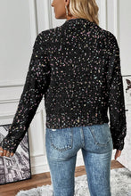 Load image into Gallery viewer, Black Multicolor Confetti Sweater Cardigan