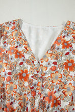 Load image into Gallery viewer, Khaki Plus Size Floral Tiered Ruffle Maxi Dress