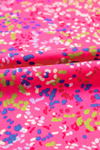 Load image into Gallery viewer, Purple Plus Size Floral Print Puff Sleeve V Neck Blouse