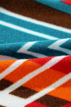 Load image into Gallery viewer, Sky Blue Aztec Printed Lapel Bell Sleeve Jacket