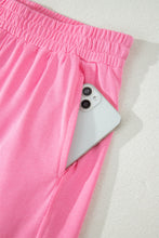 Cargar imagen en el visor de la galería, Sachet Pink Solid Cover Oversize Tee Pocketed Casual Pants 2pcs Outfit