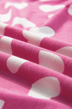 Cargar imagen en el visor de la galería, Pink Valentine Heart Shape Print Long Sleeve Top Shorts Lounge Set
