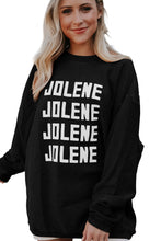 Load image into Gallery viewer, Orange JOLENE Ribbed Corded Oversized Sweatshirt