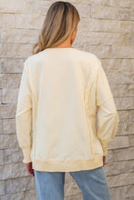 Load image into Gallery viewer, Apricot LOVE PATCH Graphic Oversized Sweatshirt