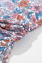 Cargar imagen en el visor de la galería, Pink Drawstring Ruched Floral Swim Dress