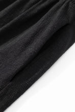 Load image into Gallery viewer, Black Plus Smocked High Waist Sleeveless V Neck Jumpsuit