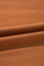 Load image into Gallery viewer, Chestnut Sequin Happy Halloween Graphic Notched Neck Long Sleeve Loose Top