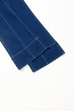 Load image into Gallery viewer, Sail Blue Center Seam Deep Wash Straight Jeans