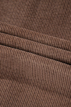 Load image into Gallery viewer, Chestnut Corduroy Flap Pocket Button Up Shacket