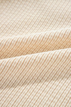 Load image into Gallery viewer, Oatmeal Corduroy Flap Pocket Button Up Shacket