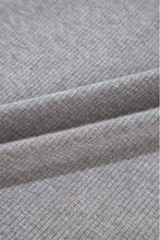 Load image into Gallery viewer, Light Grey Solid Color Loose Tunic Top and Slim Shorts Set