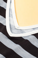 Load image into Gallery viewer, Multicolour Mixed Stripes Spaghetti Straps V Neck Maxi Dress