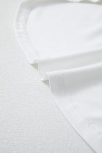 Load image into Gallery viewer, White Mardi Gras Tinsel Sequin Graphic T Shirt