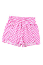 Load image into Gallery viewer, Pink Leopard High Waisted Athletic Shorts