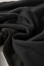 Load image into Gallery viewer, Black Crossed Waist Seamed Leg Thermal Leggings