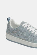 Cargar imagen en el visor de la galería, Forever Link Rhinestone Platform Flat Sneakers Silver