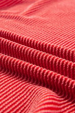 Cargar imagen en el visor de la galería, Racing Red Corded MERRY Graphic Long Sleeve Top and Shorts Set