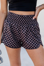 Load image into Gallery viewer, Pink Leopard High Waisted Athletic Shorts