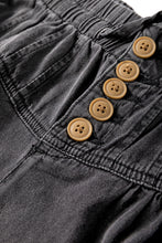 Load image into Gallery viewer, Carbon Grey Mineral Wash Button Fly Waist Wide Leg Jeans