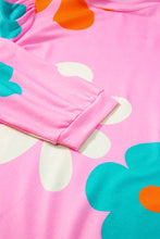 Cargar imagen en el visor de la galería, Rose Cute Flower Print Bracelet Sleeve Top