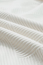 Load image into Gallery viewer, Beige Plus Size Textured Collared Top and Pants Set