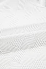 Load image into Gallery viewer, White Textured Cropped Hoodie and Shorts Set