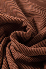 Load image into Gallery viewer, Orange JOLENE Ribbed Corded Oversized Sweatshirt