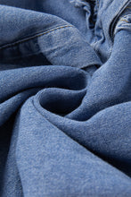 Load image into Gallery viewer, Dusk Blue Denim Ruffled Casual Top