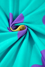 Cargar imagen en el visor de la galería, Sky Blue Floral Color Block Long Sleeve Loose Top