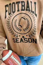 Cargar imagen en el visor de la galería, Khaki Rugby FOOTBALL SEASON Graphic Game Day Sweatshirt