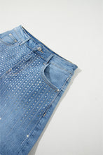 Cargar imagen en el visor de la galería, Ashleigh Blue Rhinestone Embellished Denim Shorts