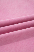 Cargar imagen en el visor de la galería, Pink Beaded Side Detail Split Loose Jeans