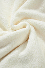 Load image into Gallery viewer, Beige Sherpa HOWDY Patched Pullover Sweatshirt