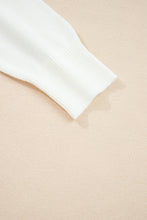 Load image into Gallery viewer, White Sequined GAME DAY Graphic Round Neck Sweater