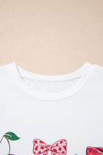 Cargar imagen en el visor de la galería, White Coquette Cowgirl Elements Printed Relaxed Tee