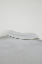 Load image into Gallery viewer, Gray 3 Pcs Crop Tank Top Shorts with Cardigan Lounge Set