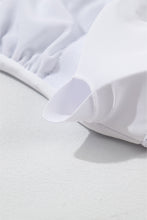 Cargar imagen en el visor de la galería, Pink Drawstring Ruched Floral Swim Dress