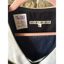 Load image into Gallery viewer, Vintage Geary Roark Navy Sailor Blazer & Pleated Midi Skirt - Nautical Style