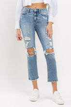 Cargar imagen en el visor de la galería, Lovervet Full Size High Rise Slim Straight Jeans
