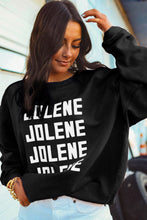 Load image into Gallery viewer, Orange JOLENE Ribbed Corded Oversized Sweatshirt