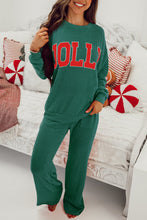 Load image into Gallery viewer, Evergreen JOLLY Corded Long Sleeve Top and Pockets Pants Set