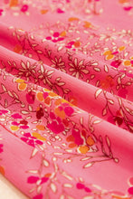 Cargar imagen en el visor de la galería, Rose Red Floral Print Wide Short Sleeve Loose Shirt