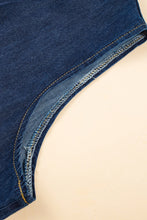 Load image into Gallery viewer, Real Teal Sleeveless Tiered Chambray Maxi Dress