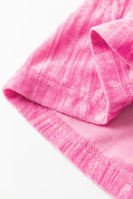 Load image into Gallery viewer, Strawberry Pink Flounce Sleeve Tiered Ruffled Velvet Mini Dress