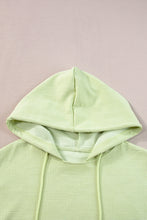 Load image into Gallery viewer, Meadow Mist Green Textured Cropped Hoodie and Shorts Set