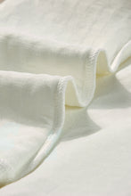 Cargar imagen en el visor de la galería, White LOVE Chenille Embroidered Cable Knit Pullover Sweatshirt